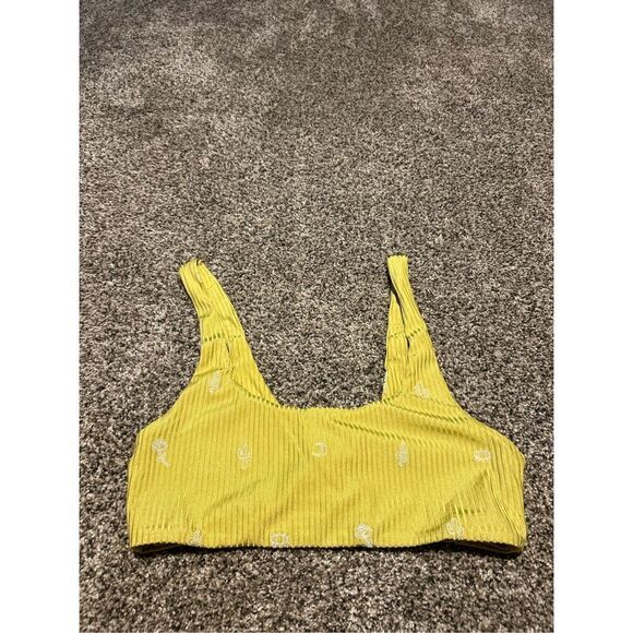 Desert Dreamer yellow bikini top size large - Picture 1 of 3